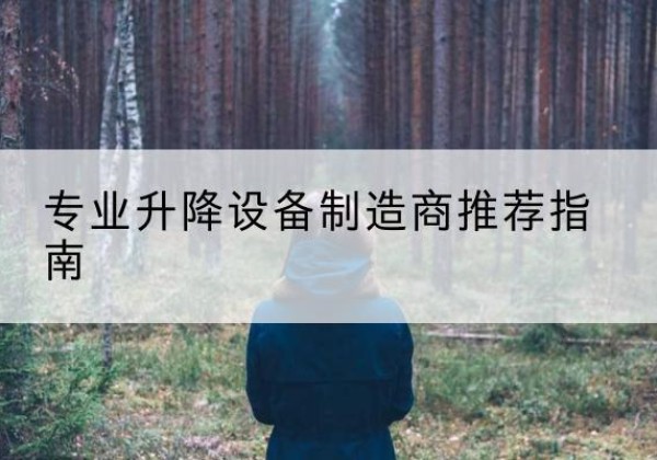 分宜电动剪叉升降平台厂家-专业升降设备制造商推荐指南